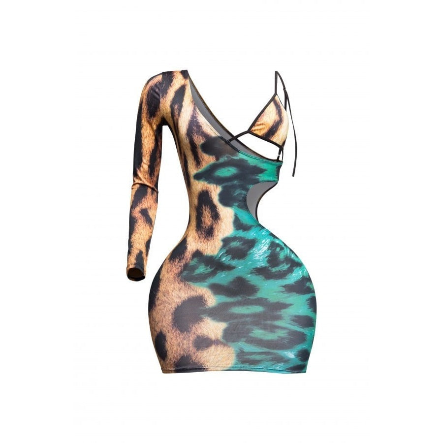 Multi Animal Print Dress